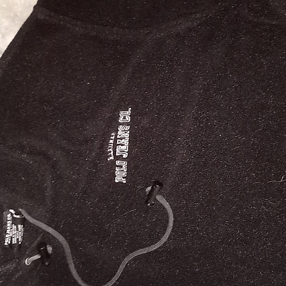 POLO JEANS CO RALPH LAUREN Black Hoodie Mens Size Medium - Picture 2 of 5